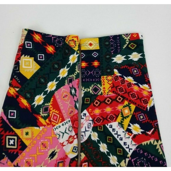 NEW LuLaRoe TC2 Leggings Multi-Color Western Design - Picture 5 of 6